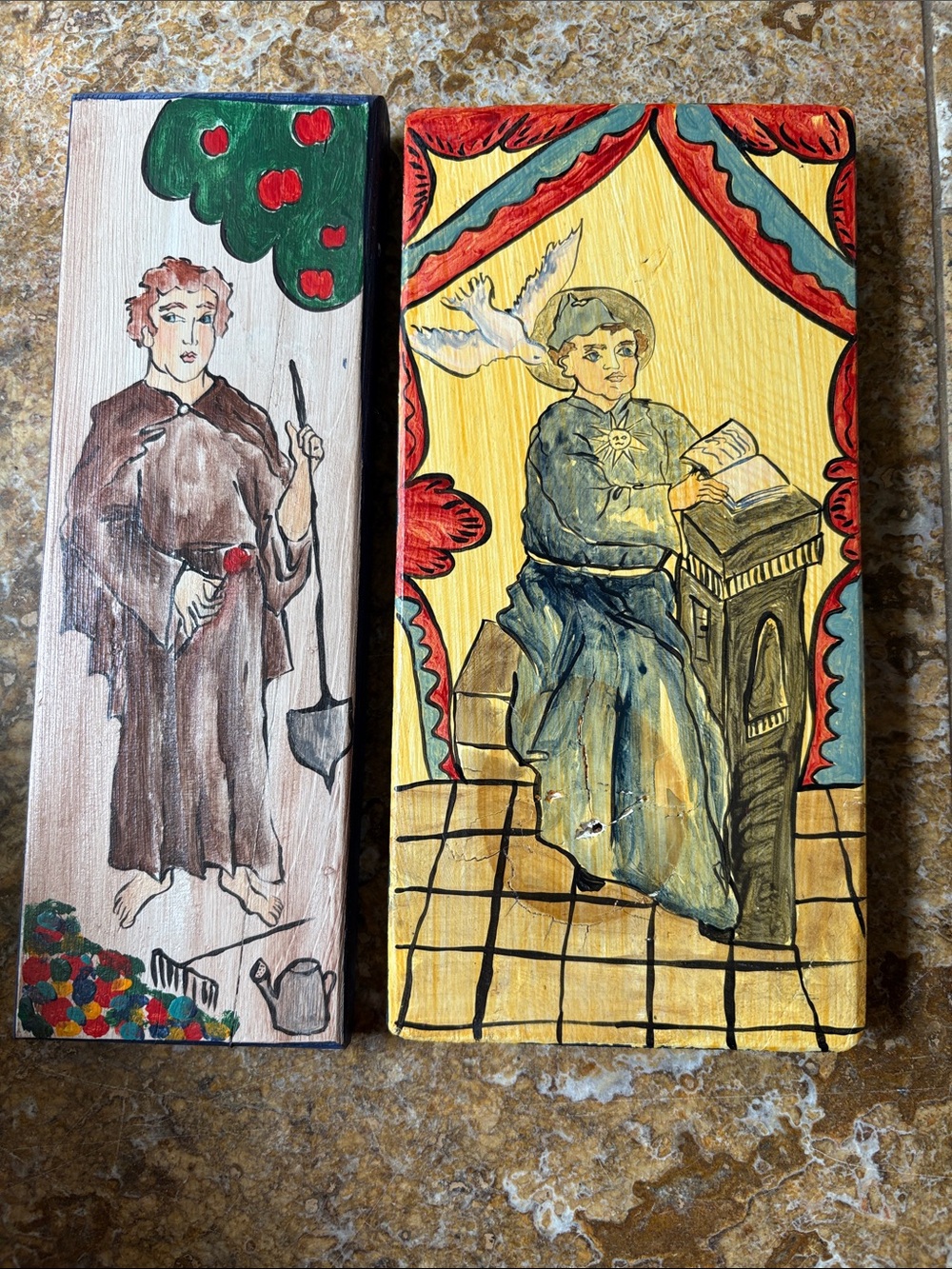 Religious Art Plaques